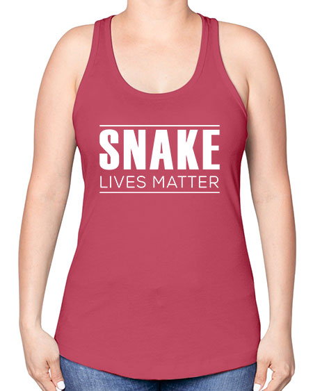 snake lives matter - snake -Racerback Tank