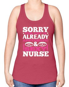sorry this guy is Style 1424# - nurse -Racerback Tank