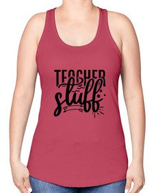 teacher stuff Style 382# - teacher -Racerback Tank