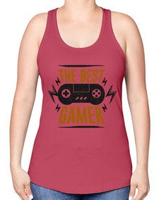 the best 154# - video games -Racerback Tank