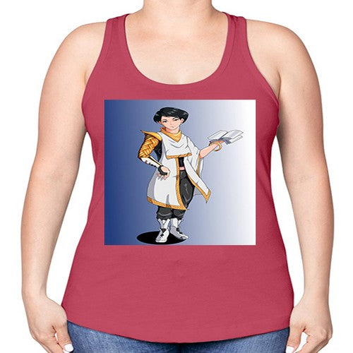 the book master 58# - anime -Racerback Tank