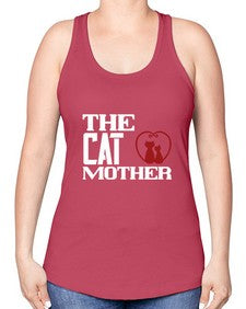 the cat mother Style 117# - cats -Racerback Tank