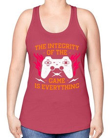 the integrity of the game 155# - video games -Racerback Tank