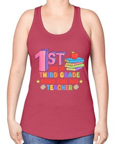 third day of third Grade 944# - third grade -Racerback Tank