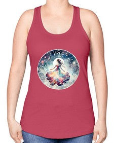 virgo 555# - virgo -Racerback Tank