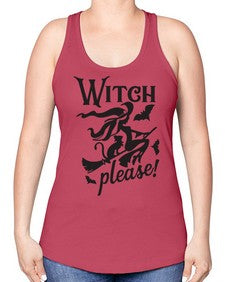 witch please 13# - witch -Racerback Tank