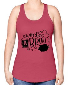 witches brew 8# - witch -Racerback Tank