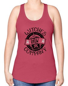 witches brew company 7# - witch -Racerback Tank