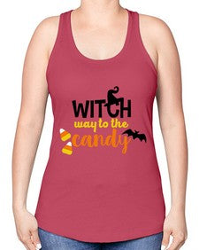 witchwaycandy 4# - witch -Racerback Tank