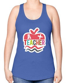 ATeacher 583# - teacher -Racerback Tank