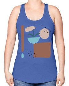 Abstract Shape 189# - art pop art -Racerback Tank