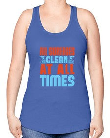 All surfaces clean at all times Style 38# - cleaner -Racerback Tank
