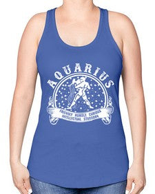 Aquarius 43# - aquarius -Racerback Tank