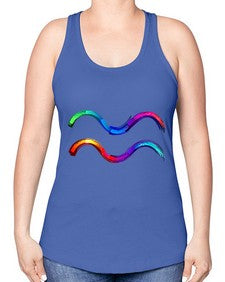 Aquarius 69# - aquarius -Racerback Tank