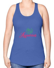 Aquarius 70# - aquarius -Racerback Tank