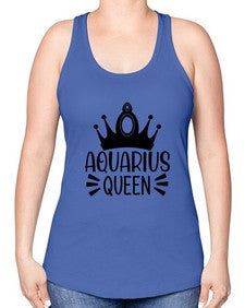 Aquarius queen 73# - aquarius -Racerback Tank