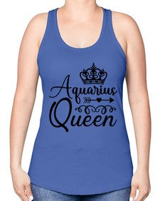 Aquarius queen 74# - aquarius -Racerback Tank