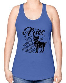 Aries 100# - aries -Racerback Tank