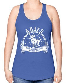 Aries 2# - aries -Racerback Tank
