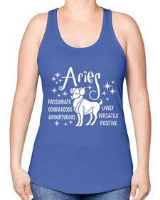 Aries 99# - aries -Racerback Tank