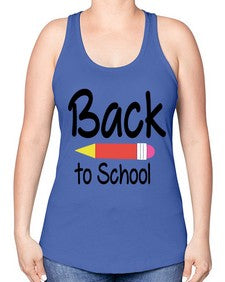 Back to School 5# - general school -Racerback Tank