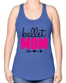 Ballet mom 76# - ballet -Racerback Tank