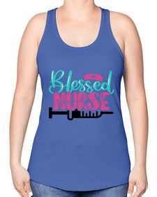 Blessed Nurse Style Style 628# - nurse -Racerback Tank