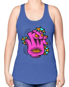 Bored high five 23# - cartoon general -Racerback Tank