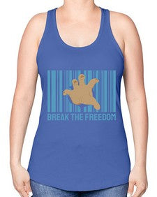 Break the Freedom 25# - internet -Racerback Tank