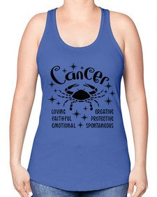 Cancer 144# - cancer -Racerback Tank