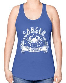 Cancer 14# - cancer -Racerback Tank