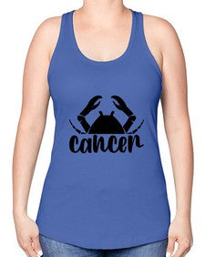Cancer 156# - cancer -Racerback Tank