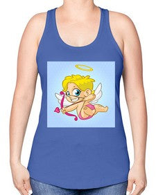 Cupid 79# - cartoon general -Racerback Tank
