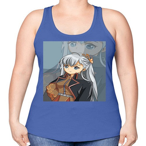 Cute princess game 65# - anime -Racerback Tank