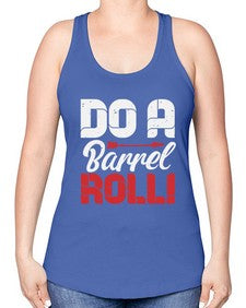 Do a barrel roll 4# - video games -Racerback Tank