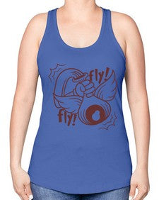 Fly 125# - cartoon general -Racerback Tank