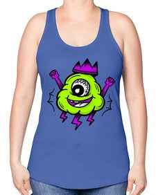 Forever thunder 127# - cartoon general -Racerback Tank