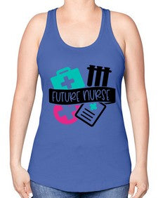 Future Nurse Style Style 815# - nurse -Racerback Tank