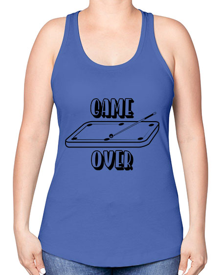 Game over 1218# - billards -Racerback Tank
