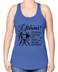 Gemini 217# - gemini -Racerback Tank