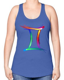 Gemini 222# - gemini -Racerback Tank