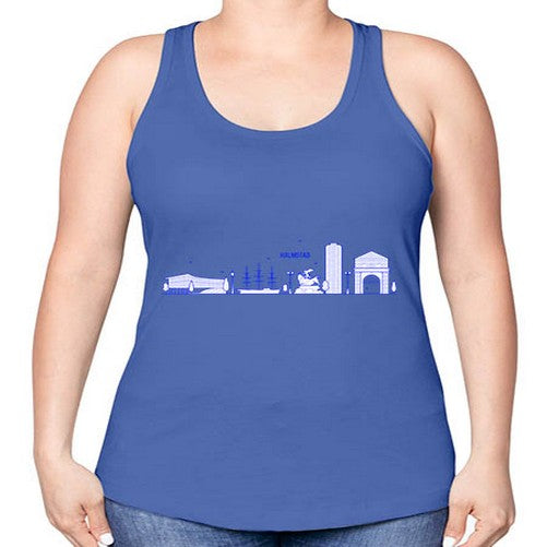 Halmstad 803# - cities -Racerback Tank
