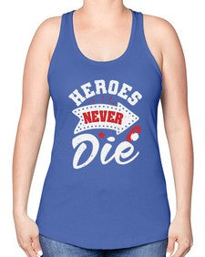 Heroes never die 21# - video games -Racerback Tank