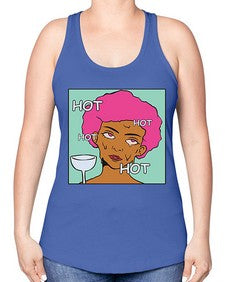 Hot 536# - art pop art -Racerback Tank