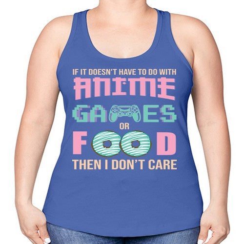 If Its Not Anime Video 247# - anime -Racerback Tank