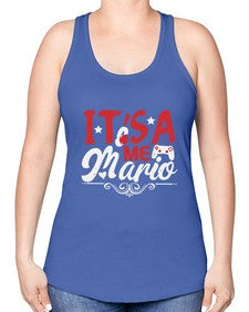 Its ame 30# - video games -Racerback Tank