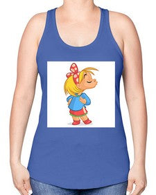 Kid 152# - cartoon general -Racerback Tank