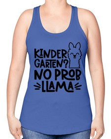 Kindergarten No Prob 432# - kindergarten -Racerback Tank