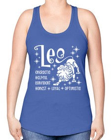 Leo 281# - leo -Racerback Tank
