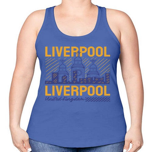 Liverpool 1152# - cities -Racerback Tank